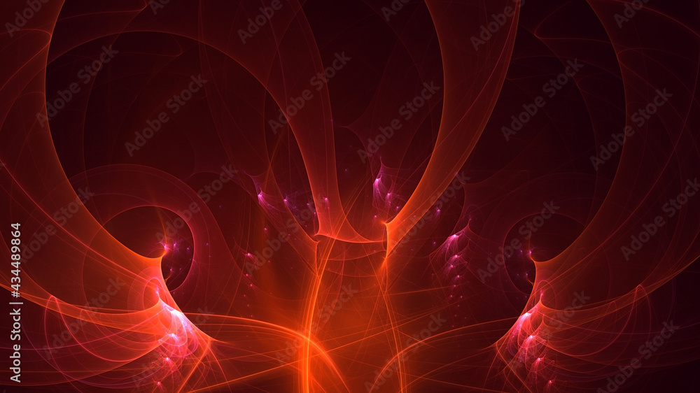 3D rendering abstract multicolor fractal light background 3D rendering abstract multicolor fractal light background