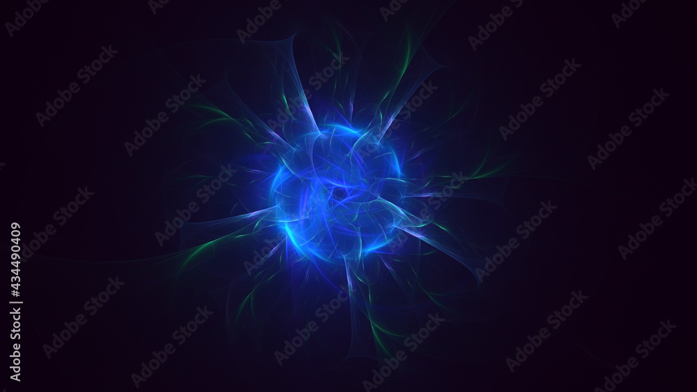 3D rendering abstract multicolor fractal light background 3D rendering abstract multicolor fractal light background