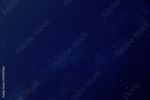 Milky Way stars and starry skies photographed with long exposure.