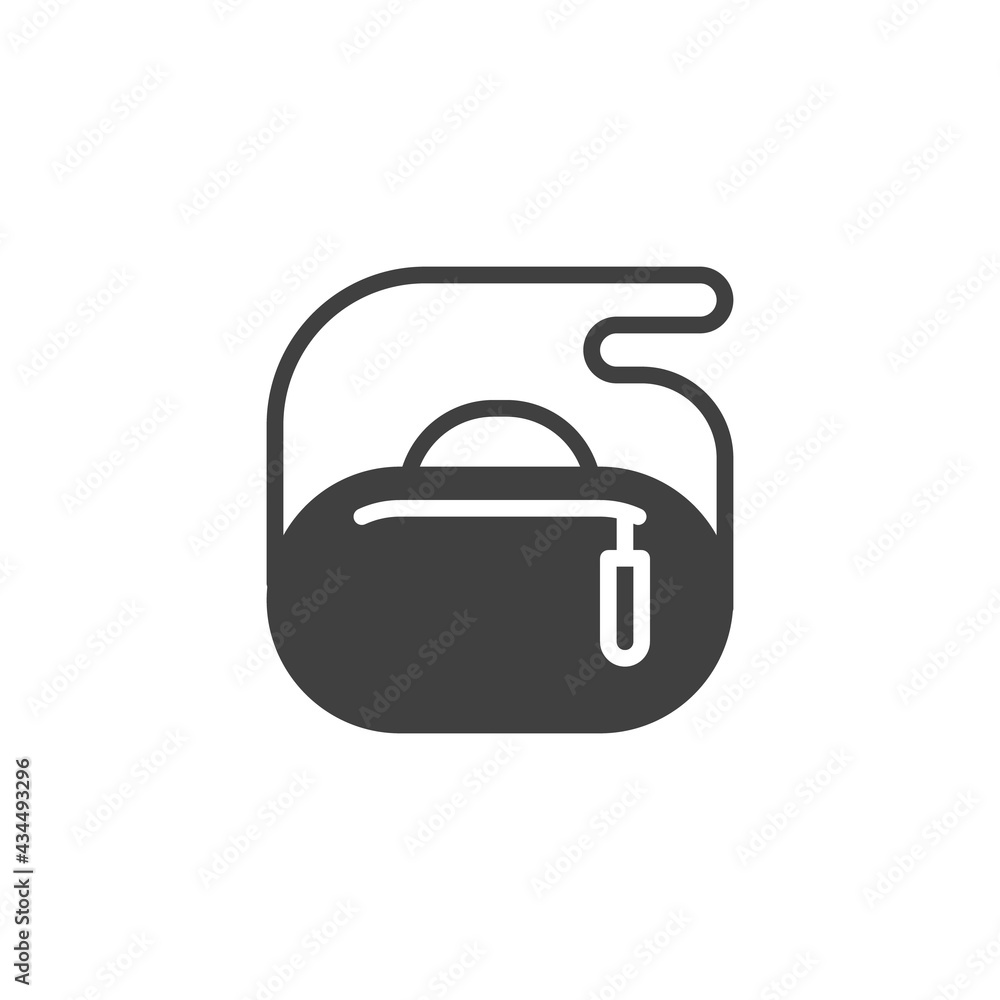Ladies handbag vector icon Ladies handbag vector icon