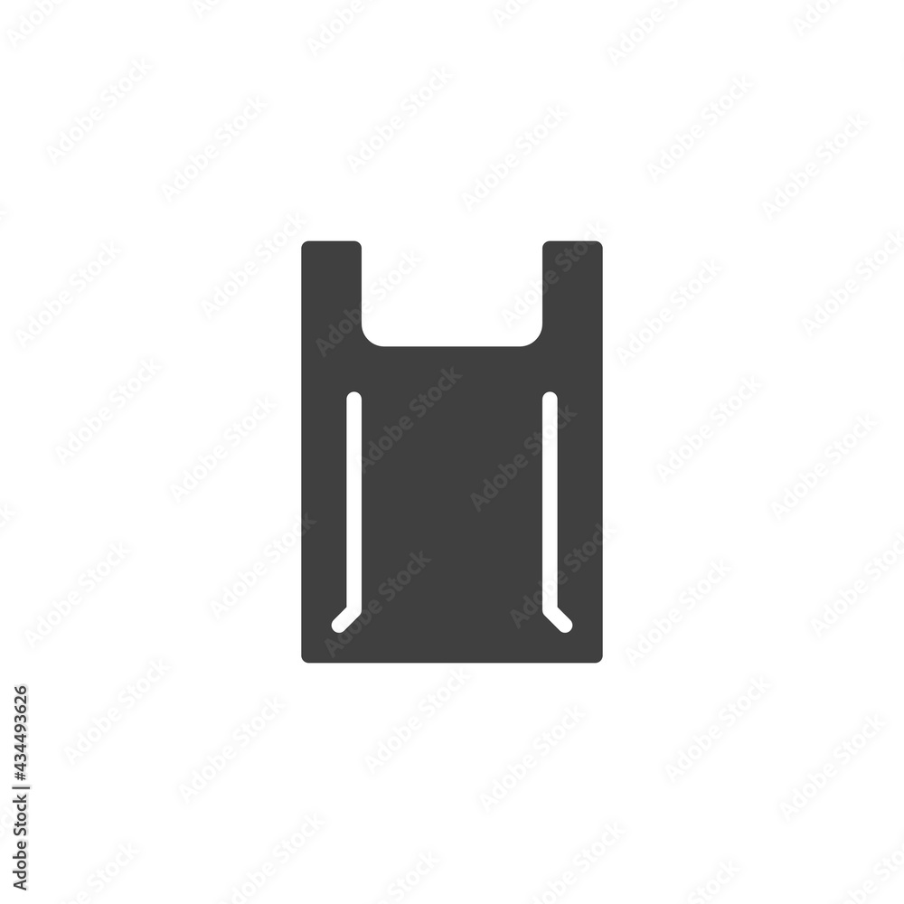 Shopping bag vector icon Shopping bag vector icon
