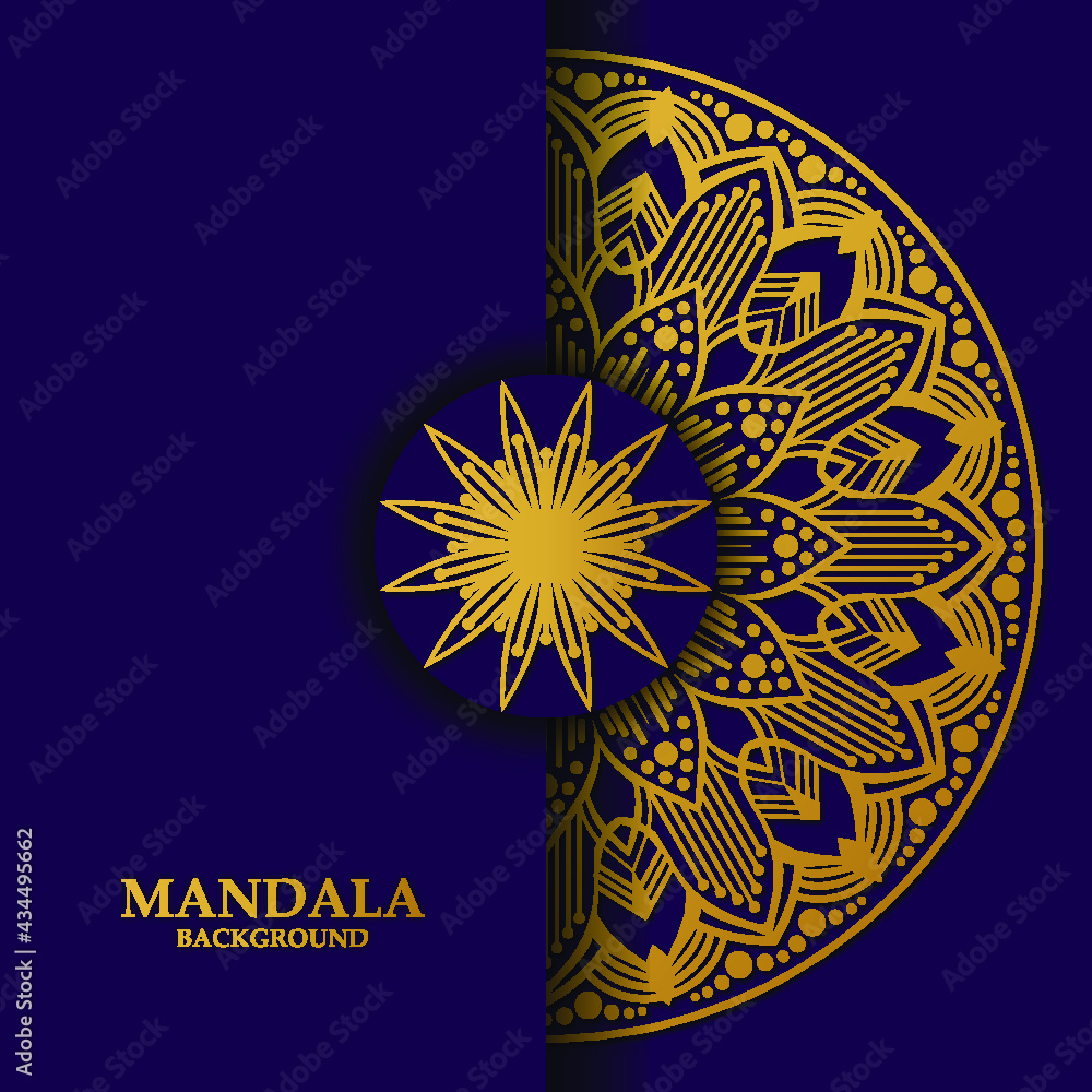 Mandala luxury background design