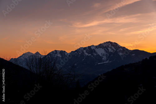 Coucher de soleil  © lombard