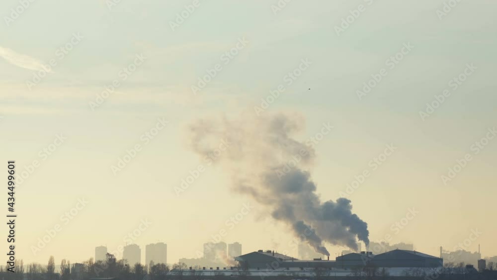 Release of harmful substances into the air. Environmental pollution Release of harmful substances into the air. Environmental pollution