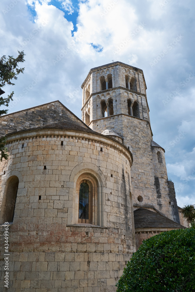 Monastery of Sant Pere de Galligants, girona, catalunya, spain