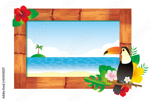 南国　背景　海