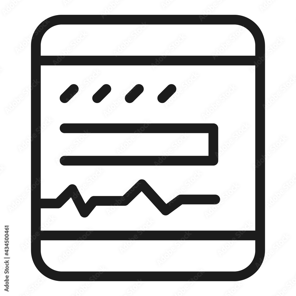 Walking tracker icon. Outline Walking tracker vector icon for web design isolated on white background Walking tracker icon. Outline Walking tracker vector icon for web design isolated on white background