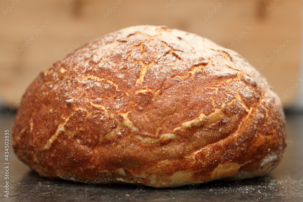 bread on table