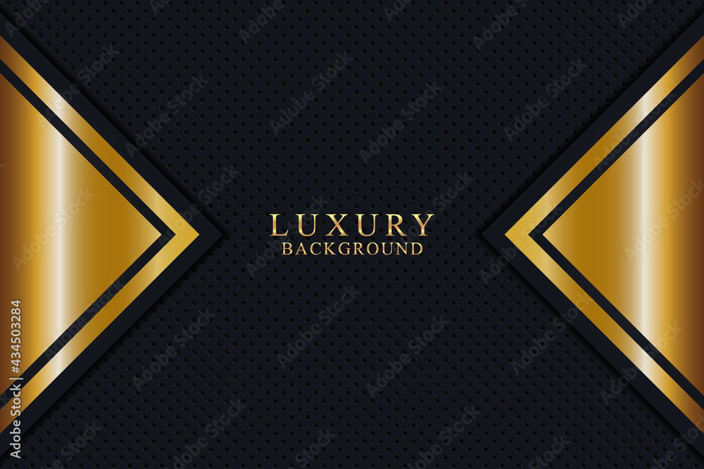 Elegant luxury background concept with black and gold texture Stock ...