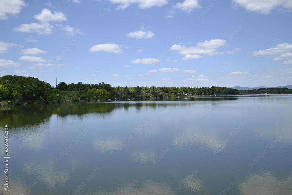 Borovacko Lake near the Vojvodina town of Vrdnik, Serbia.