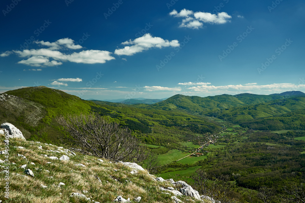 Kraishte mountains, Bulgaria, in spring