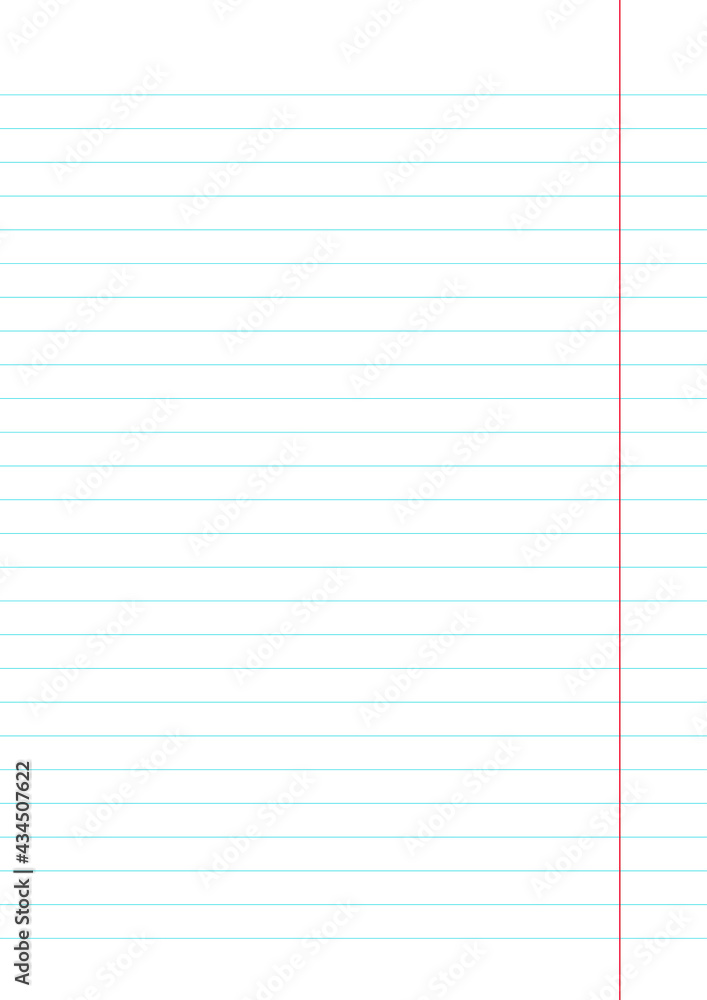 Graph paper. Printable striped grid paper with color horizontal lines. Geometric pattern for school, textures, notebook, diary. Realistic lined paper blank size A4 isolated on transparent background Graph paper. Printable striped grid paper with color horizontal lines. Geometric pattern for school, textures, notebook, diary. Realistic lined paper blank size A4 isolated on transparent background