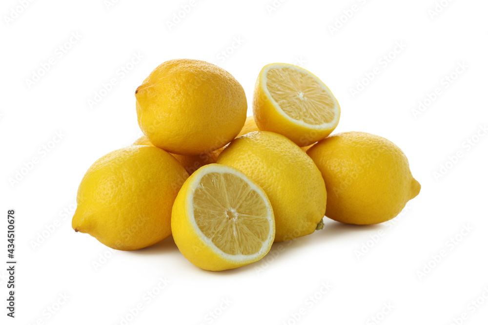 Group of lemons isolated on white background Group of lemons isolated on white background