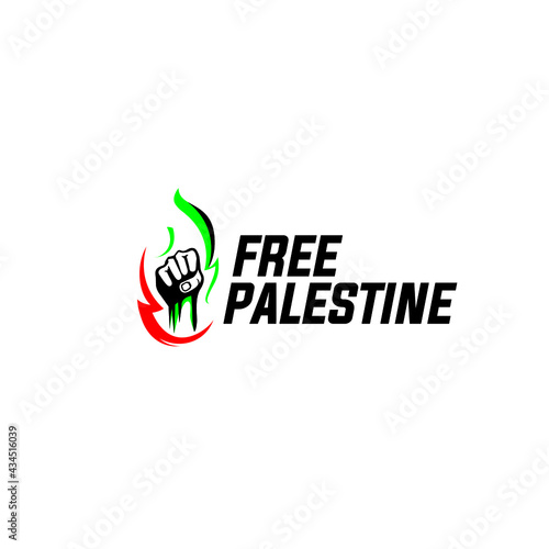 Free Palestine Design Simple