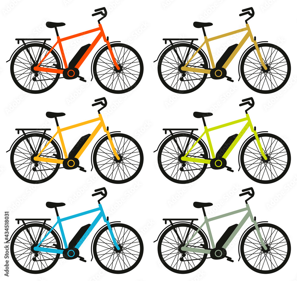 Obraz premium VTT e-bike homme planche 3