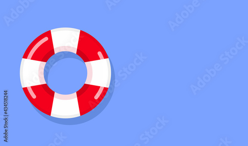Life preserver buoy ring help icon. Lifebuoy saver raft swim vector jacket