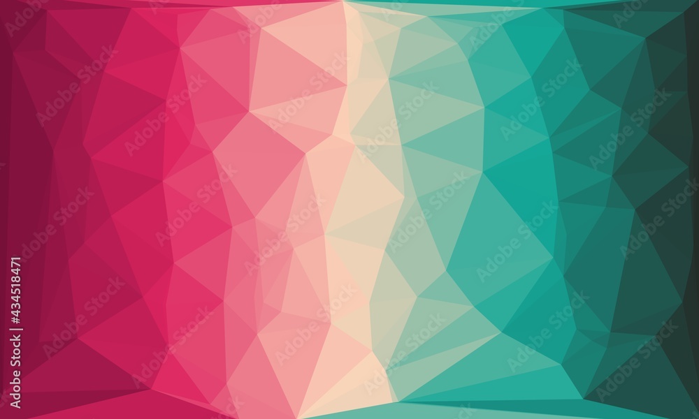 Fototapeta premium colored geometric background with bright mosaic design