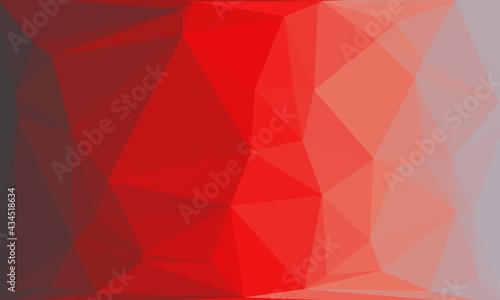 bright red geometric background with poly pattern