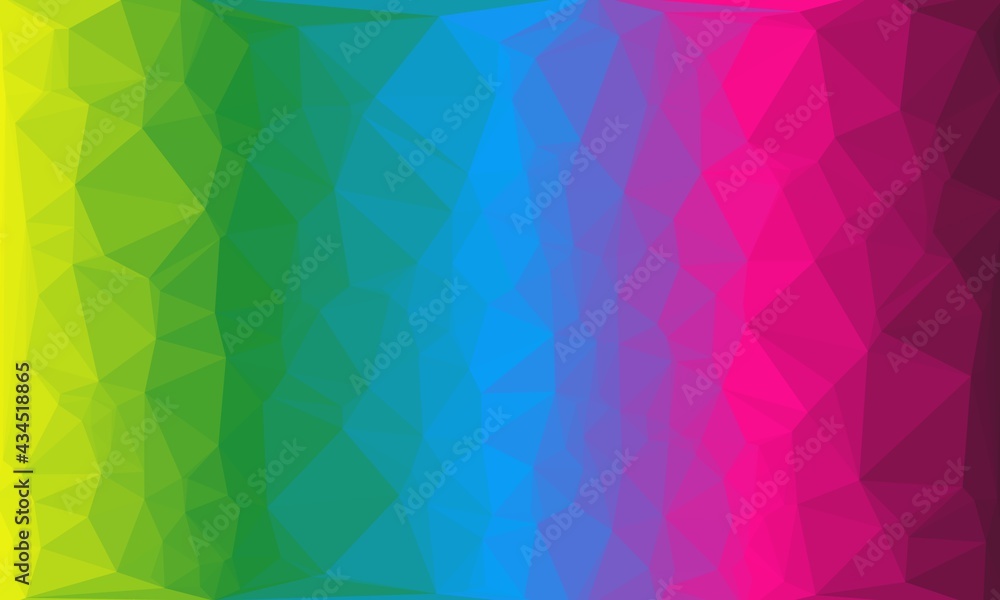 Fototapeta premium Abstract background with bright poly pattern