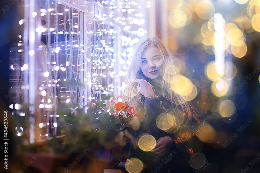 night city female style, young girl urban evening urban beauty night city female style, young girl urban evening urban beauty