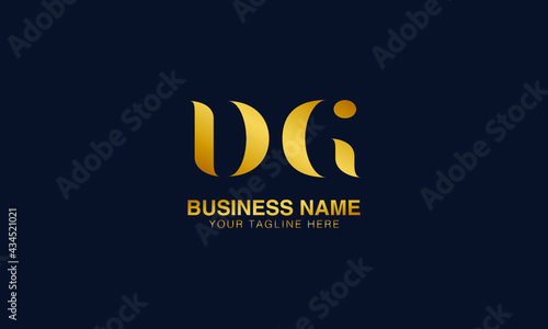DG D  G initial logo | initial based abstract modern minimal creative logo, vector template image. luxury logotype logo, real estate homie logo. typography logo. initials logo.