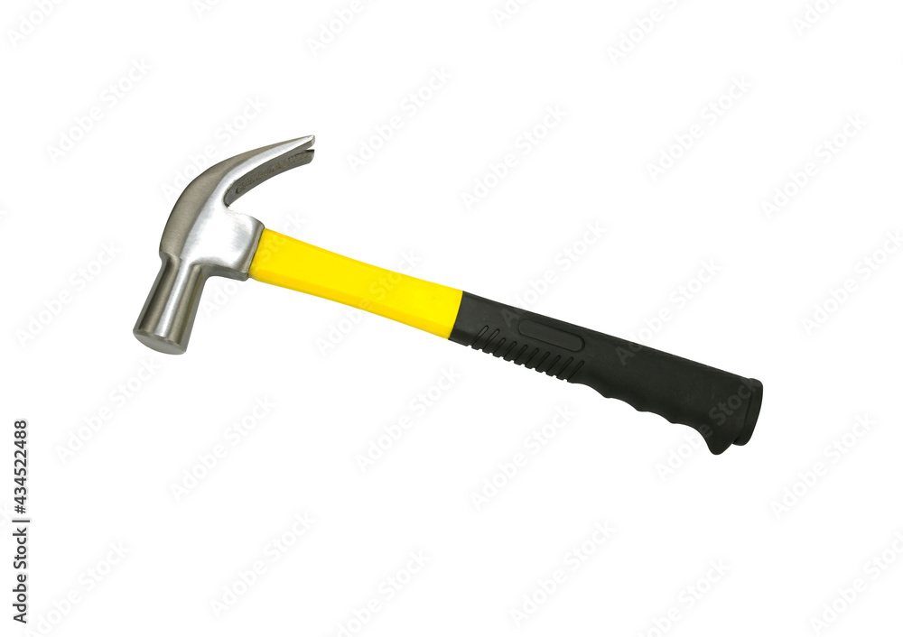 yellow hammer isoladet on white background yellow hammer isoladet on white background