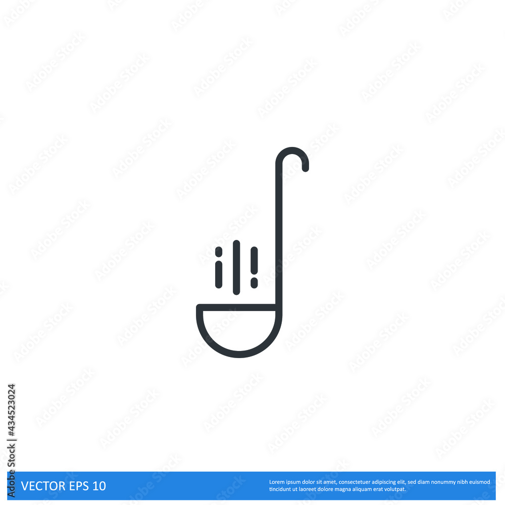 ladle Icon Vector illustration simple design element ladle Icon Vector illustration simple design element