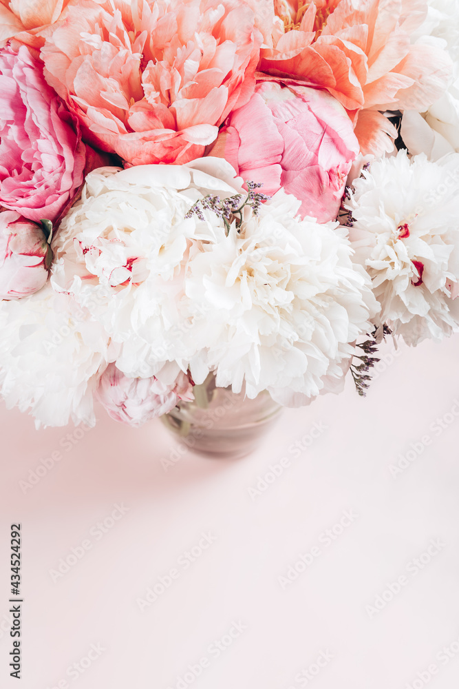 Amazing Fresh bunch of pink peonies Amazing Fresh bunch of pink peonies