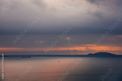 Sunrise Scenery at Queen's Bay, Sanya, China