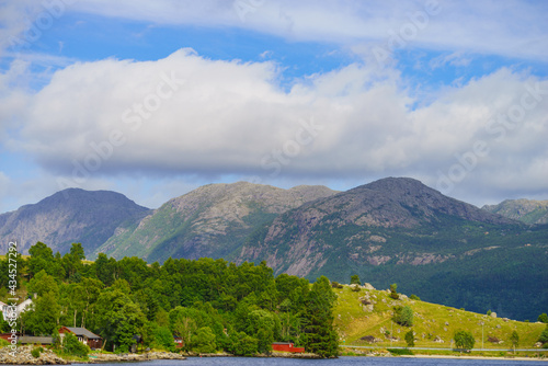 Norway scenic mountain landscape.