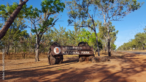 Litchfield National Park Sign photo