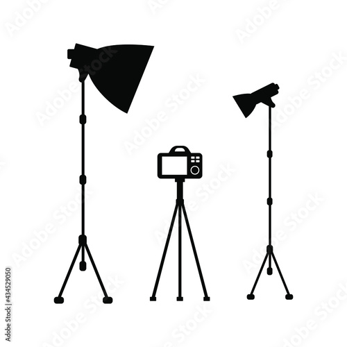 Photo studio vector Icon. PHOTOSESSION illustration sign collection. photograph symbol or logo.