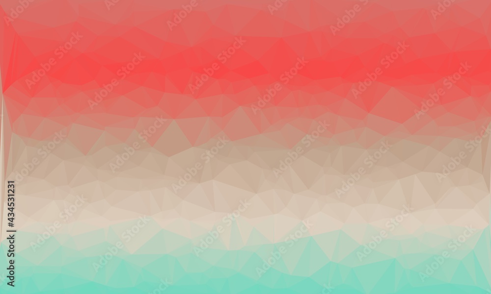 Abstract geometric background with red and green pattern Abstract geometric background with red and green pattern