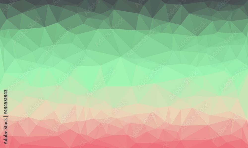 Mosaic background with pattern in green and red colors Mosaic background with pattern in green and red colors