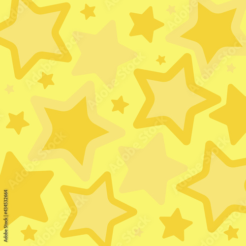 Background. Yellow stars. Vector illustration.