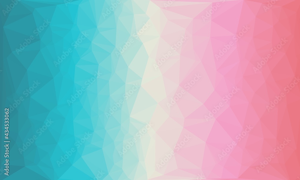 Fototapeta premium Minimal pastel blue and pink background