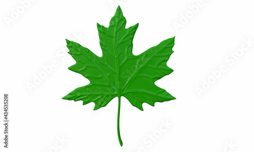 Pink Canadian maple leaf icon isolated on blue background. Canada symbol maple leaf. Minimalism concept. 3d illustration 3D render.