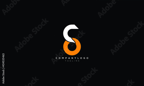 SCO AND OCS Abstract initial monogram letter alphabet logo design photo