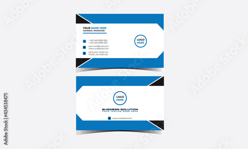 Corporate Business Card Design Template for Your Business or service