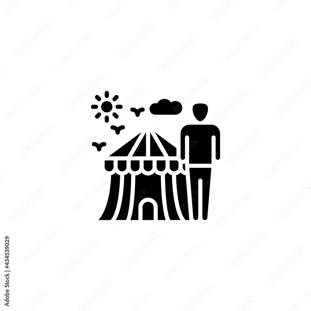Fototapeta premium Giants icon in vector. Logotype