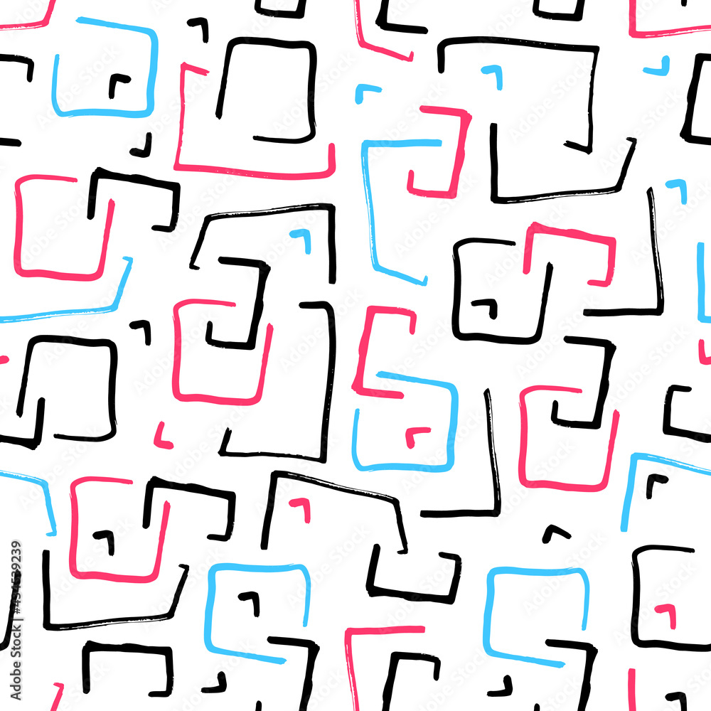 Abstract Handmade Seamless Pattern Background. Abstract Handmade Seamless Pattern Background.