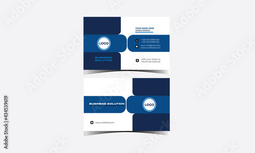 Corporate Business Card Design Template for Your Business or service