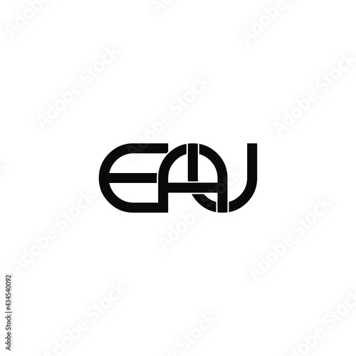 eau letter original monogram logo design
