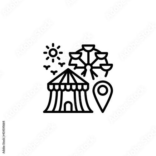 State Fair icon in vector. Logotype