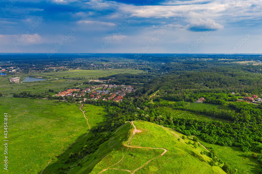 Fototapeta premium Rural summer landscape