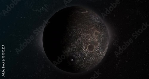 Umbriel, Uranus moon, gyrating photo