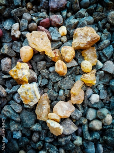 pebbles made into heart
