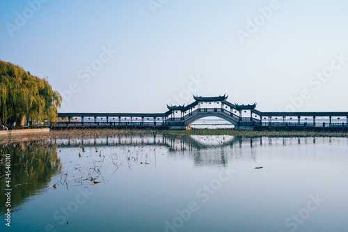 
Scenery of the ancient town of Jinxi in Suzhou, Jiangsu Province, China, a typical Chinese water town in the south of the Yangtze River photo