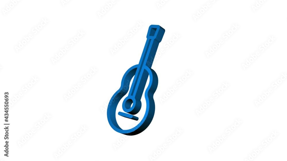 Music icon in flat style. Music, voice, record icon. Motion graphics Music icon in flat style. Music, voice, record icon. Motion graphics
