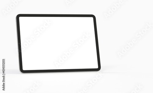 Obraz na płótnie Tablet 3d computer with blank screen